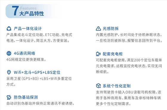 德亞定位車載單元特性