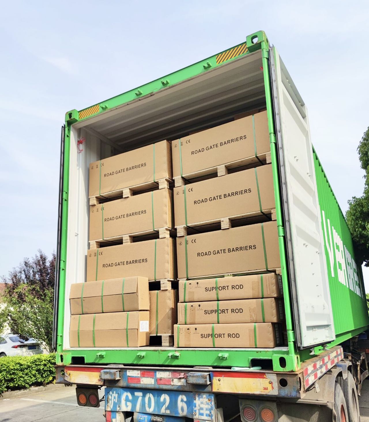 德亞欄桿機發(fā)貨